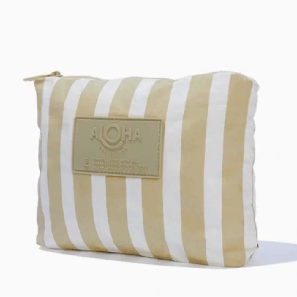 🌸 ALOHA COLLECTION Small Le Stripe Creme/ Dune🌸